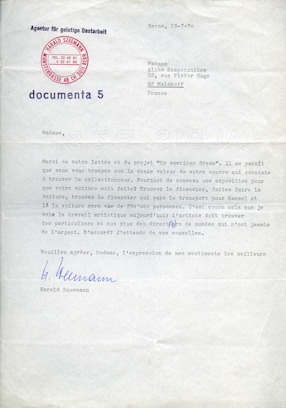 List od Haralda Szeemanna. 