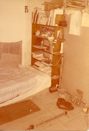 Zbigniew Libera\\\'s room at Zofia Kulik and Przemysław Kwiek\\\'s place, Dabrowa, 1989. 