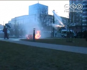 Blokada demonstracji neonazistowskiej w Magdeburgu 