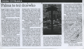 Palma to też drzewko, „Życie Warszawy”, 24.12.2002. 
