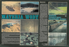 „Materia wody. Notatnik fotograficzny Władysława Hasiora (3)”,  oprac. P. Kwiatkowski, „Nowa Wieś” 1983, nr 33, s. 12-13. 