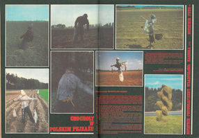 „Chochoły w polskim pejzażu. Notatnik fotograficzny Władysława Hasiora (11)”, oprac. P. Kwiatkowski, „Nowa Wieś” 1984, nr 6, s. 12-13. 