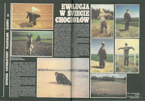 „Ewolucja w świecie chochołów. Notatnik fotograficzny Władysława Hasiora (12)”, oprac. P. Kwiatkowski, „Nowa Wieś” 1984, nr 8, s. 12-13. 