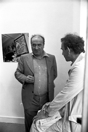 Raymond Hains exhibition, Galerie Lara Vinci, 1976 