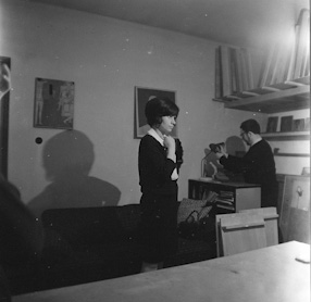 Jerzy Nowosielski\'s studio, 1966 