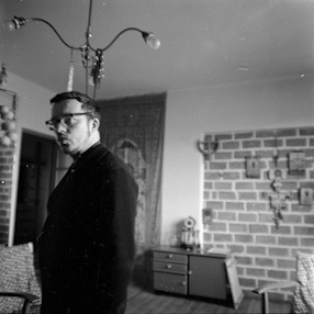 Jerzy Nowosielski\'s studio, 1966 