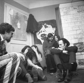 Wizyta u hipisów w Ożarowie, 1968 