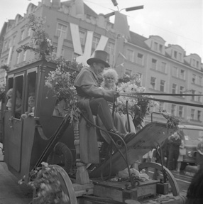 Flower fair in Wrocław, 1966 