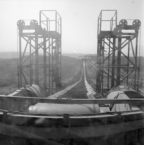 The Turów coal mine and power stadion, 1962 