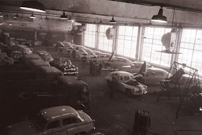 Stacja obsługi pojazdów, 1960 