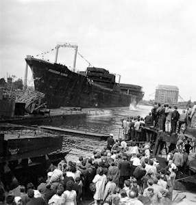 „Prof. Hubert” tanker launching, 1960 