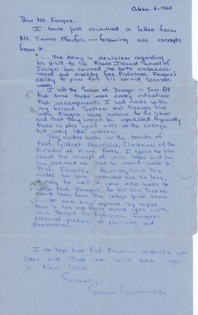 List od Grani Gurievitch do Wojciecha Fangora 