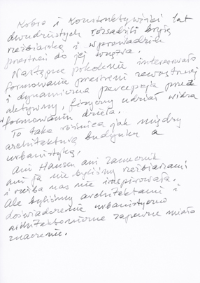 List Wojciecha Fangora do Anny Lesniewskiej 
