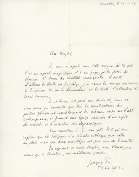 List Jacquesa Taminiaux i Françoise Collin do Wojciecha Fangora 