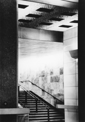 Wnętrza dworca kolejowego Warszawa Śródmieście, 1960-1963 