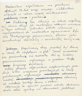 Manifest Malarstwa Przestrzennego, 1960 