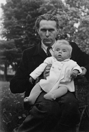 Portret Wojciecha Fangora z synem Romanem 