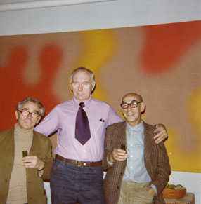 Zdjęcie Wojciecha Fangora z Henrykiem Tomaszewskim i Tadeuszem Lipskim 