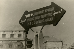 Budowa Trasy W-Z, 1948 
