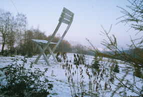 Odsłonięcie krzesła w Hucisku, 1995 