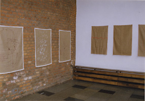 Triptych with breaks, BWA Gallery in Wrocław, 1993 