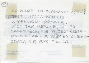 In the second month after the Raven\\\'s Day, CCA in Warsaw, 1995 