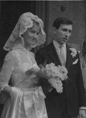 Tytus Dzieduszycki\\\'s wedding, 1961 