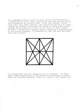 Włodzimierz Borowski\\\'s text to his retrospective exhibition in BWA Toruń, 1981 