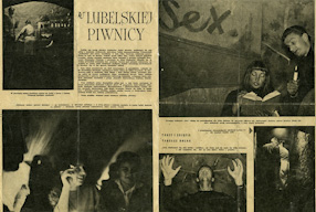„W lubelskiej piwnicy”, text and photographs by Tadeusz Rolke 