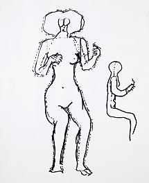 Rysunek, z serii Szkic Podróży, 1967