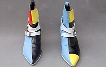 Constructivist shoes of Rockebilly type, 2000