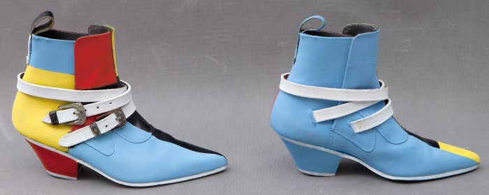 Paulina Ołowska, Constructivist shoes of Rockebilly type, 2000