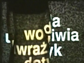 Piotr  Wyrzykowski Woda uwrażliwia dotyk, 1994
