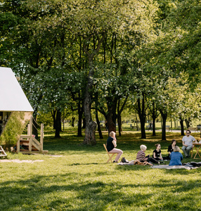 Spotkanie z mieszkańcami i piknik polsko-ukraiński w Parku Rzeźby na Bródnie