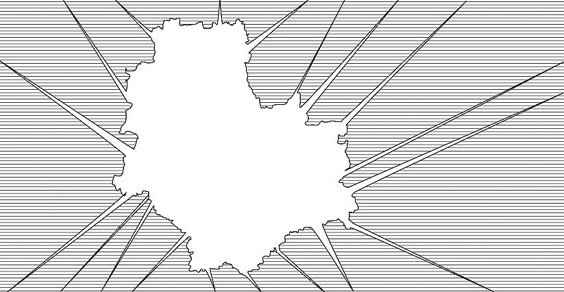 (map contour of Warsaw)