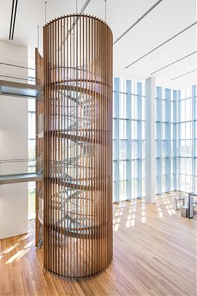 Federal Court in Salt Lake City, Utah, USA (2014) – staircase, courtesy of Thomas Phifer and Partners