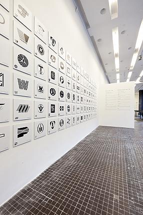 View of the Second Polish Exhibition of Graphic Symbols in the Museum of Modern Art in Warsaw