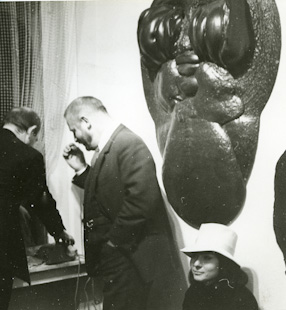 Wystawa Aliny Szapocznikow w Galerie Cogeime w Brukseli, 1968 