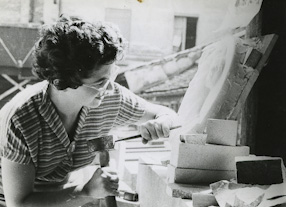 Alina Szapocznikow w Paryżu, 1950 