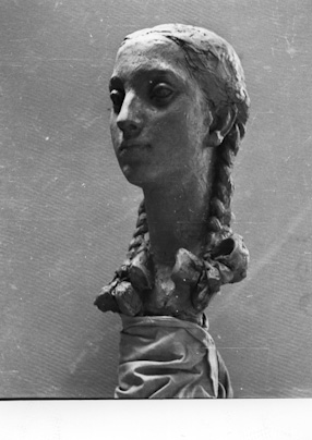 Girl with a plait ( portrait of Marysia Górna), 1952 