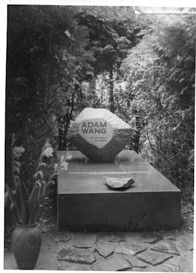Headstone for Adam Wang 