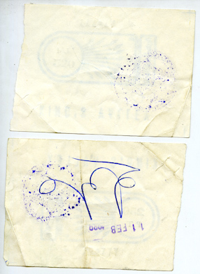 Bilety z podróży, 1989-1990 