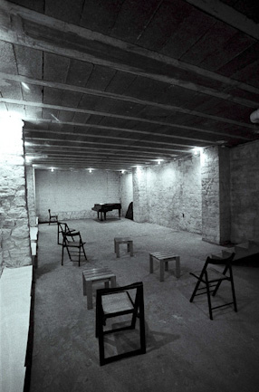 Galerie 11 - Koncert Giuseppe Chiari\\\'ego i spotkanie w kawiarni 