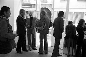 Raymond Hains exhibition, Galerie Lara Vinci, 1976 