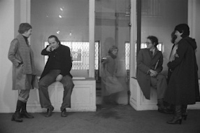 Wystawa Niele Toroni w Galerii Yvon Lambert\\\'a, 1975 