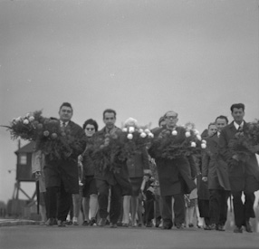 Odsłonięcie pomnika na Majdanku, 1969 