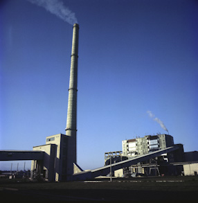 The Turów coal mine and power stadion, 1962 
