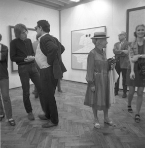 Achille Perilli\\\'s exhibition, 1969 