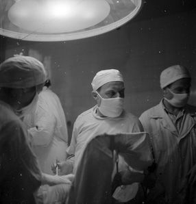 Open-heart surgery, 1961 