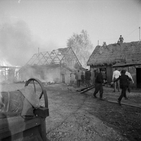 The village conflagration 